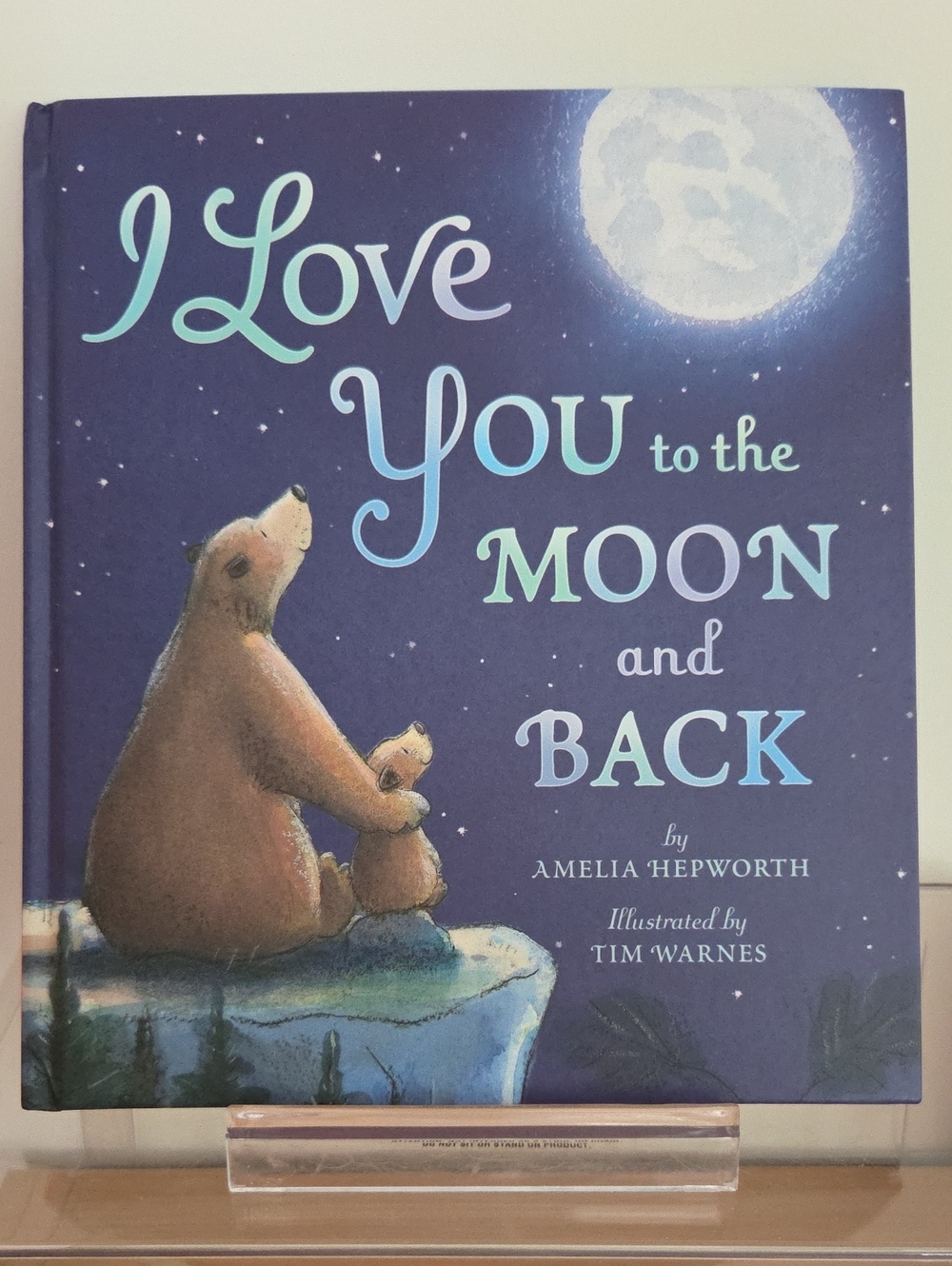 I Love You to the Moon and Back - Blue Kids Hardcover
